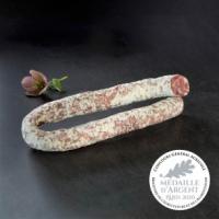 Saucisse sèche à la perche boyau naturel s/ at ±2,5kg